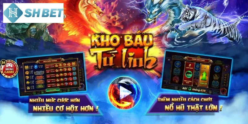 Kho Báu Tứ Linh là một tựa game nổ hũ hấp dẫn bậc nhất hiện nay